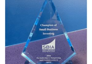 2024 Champion of Small Business Investing award