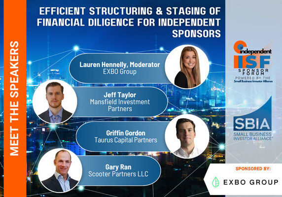 [SBIA Website] Efficient Structuring &amp; Staging of Financial Diligence for Independent Sponsors (1)