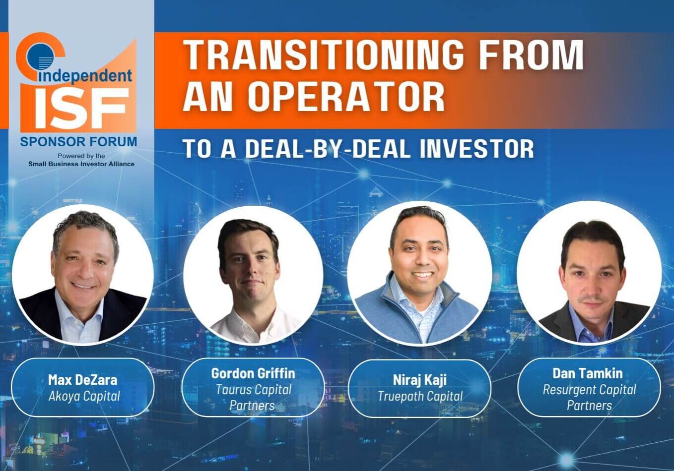 Transitioning from an Operator (1)